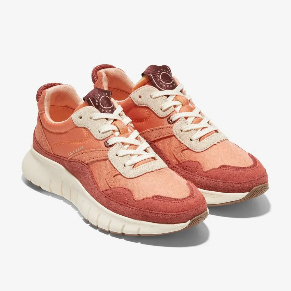 Cole Haan Women's ZERØGRAND Upland Sneaker PEACH/QUARTZ SIZE 5B